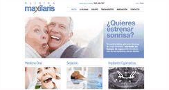 Desktop Screenshot of klinikamaxilaris.com